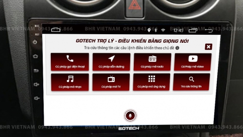 Màn hình DVD Android xe Nissan Qashqai 2006 - 2013 | Gotech GT6 New